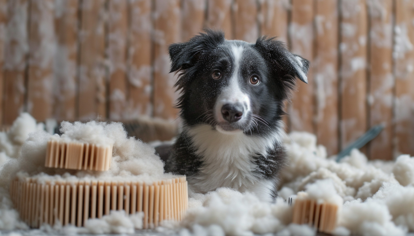 Chiens - Guide complet pour comprendre et gérer la mue chez le border collie