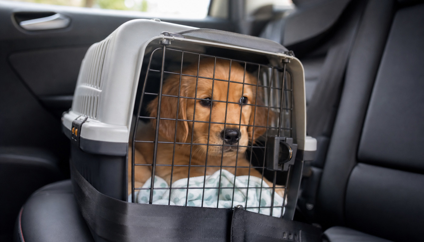 Transporter un chiot stressé : erreurs courantes et solutions apaisantes